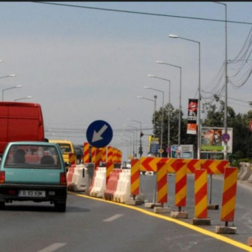 Trafic restricţionat pe DN 1 Ploieşti-Braşov din cauza lucrărilor la podul din Băneşti