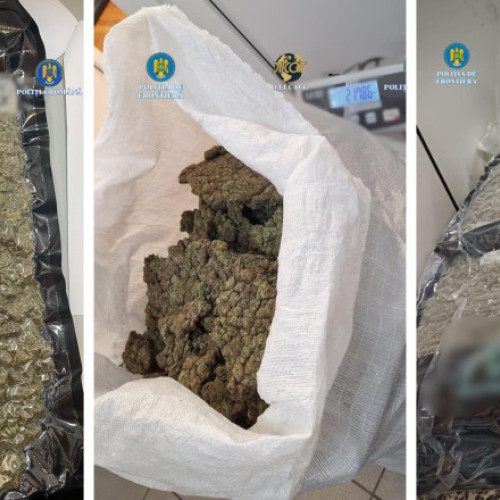 22 de kilograme de canabis descoperite la Aeroportul Otopeni în trollerul unui cetățean albanez