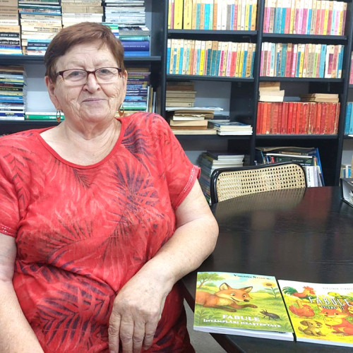 Virginia Stanciu își lansează trei volume de fabule pentru copii la Brăila