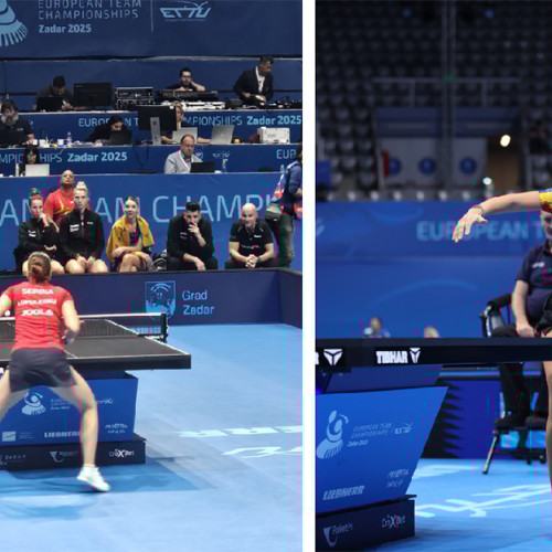 România s-a calificat în sferturile Campionatului European de tenis de masă după un meci strâns cu Serbia