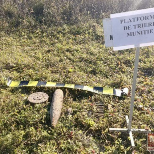 27 de muniții periculoase distruse prin explozie controlată la Copălău