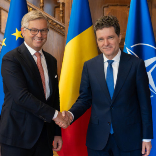 Nicușor Dan și comisarul european Magnus Brunner discută despre securitatea frontierelor UE și evaluarea Schengen pentru România