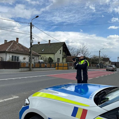 Polițiștii din Covasna au sancționat 68 de șoferi pentru viteză excesivă pe DN11