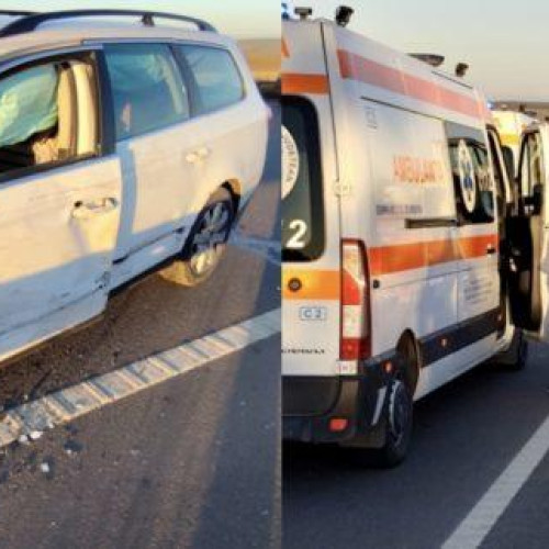 Accident grav pe drumul național dintre Botoșani și Ștefănești, implicând un microbuz și un autoturism