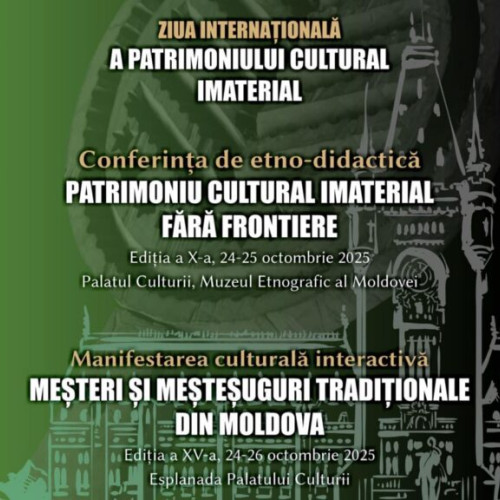Conferința internațională de etno-didactică va celebra patrimoniul cultural imaterial la Iași