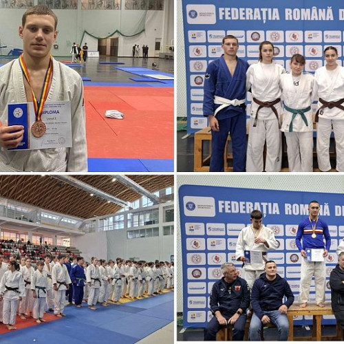 Adrian Claudiu Stănciuleasa a obținut bronzul la Campionatul Național de Judo U18