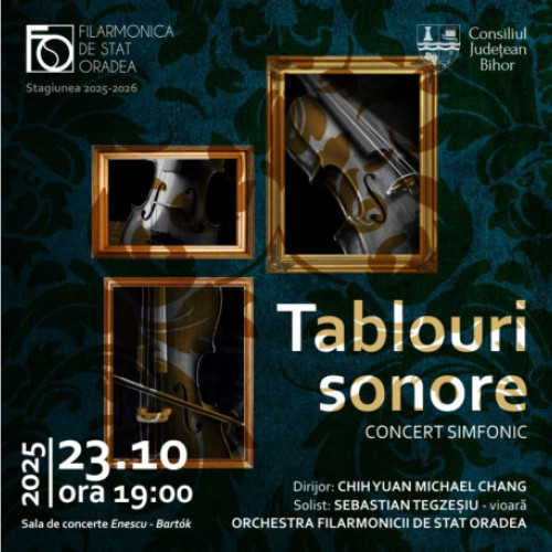 Concertul „Tablouri sonore” invită publicul să creeze imagini inspirate din muzica simfonică