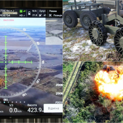 Ucraina capturează prizonieri ruși cu ajutorul unei drone terestre pe frontul din Harkov