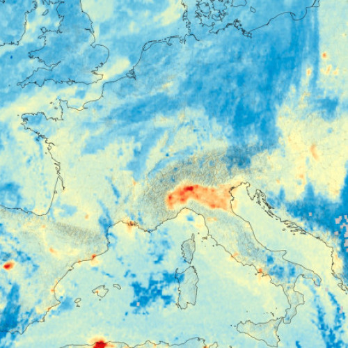 Sentinel-4 oferă primele imagini detaliate ale poluanților atmosferici în Europa