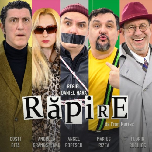 Teatrul Focșani aduce comedia „Răpire” cu Florin Busuioc și Costi Diță