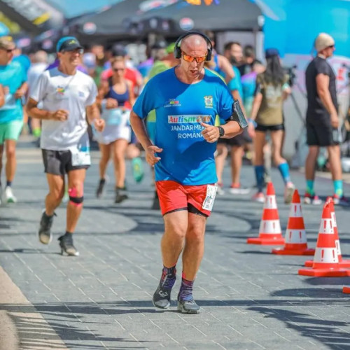 Plutonier adjutant Cicea Lucian, ambasadorul Jandarmeriei Dolj în competiții caritabile