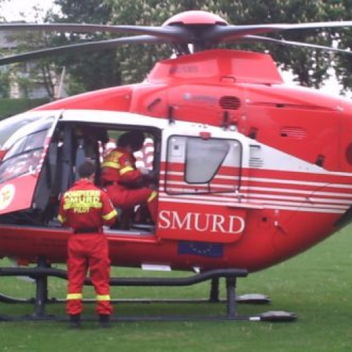 Pacientă cu infarct grav transferată cu elicopterul SMURD la Iași