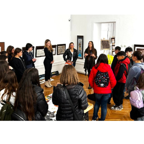 Copiii au explorat arta modernă în cadrul unui atelier la Muzeul de Artă Constanța