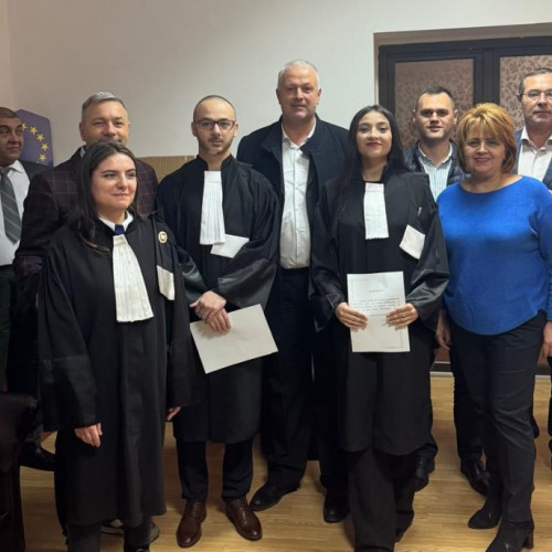 Baroul Brăila a primit trei noi membri stagiari