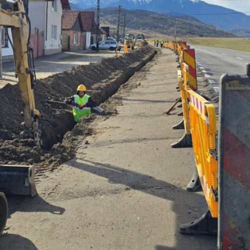 Începe extinderea rețelei de gaze naturale pentru 90 de gospodării din Râșnov