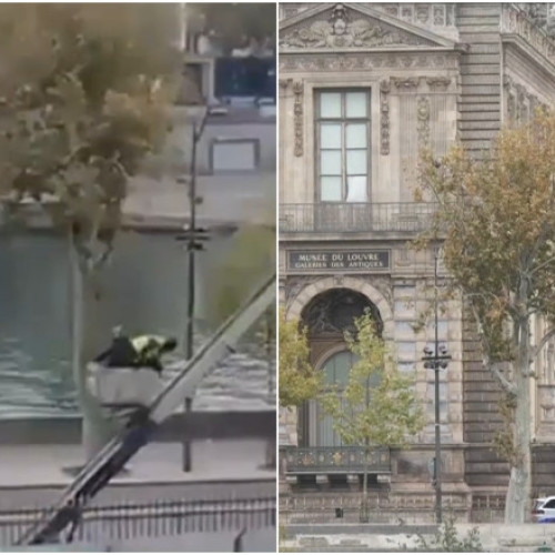 Jaful la Muzeul Luvru: hoții surprinși în imagini și solicitarea unui comisariat de poliție