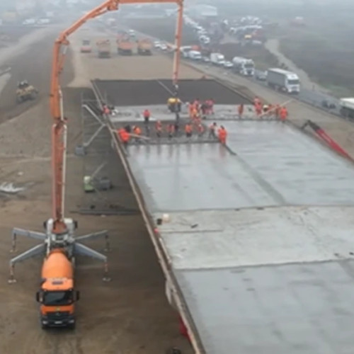 Progrese importante pe șantierul autostrăzii A7 între Focșani și Domnești Târg