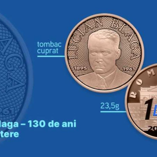 BNR lansează prima monedă colorată din istoria monetară a României