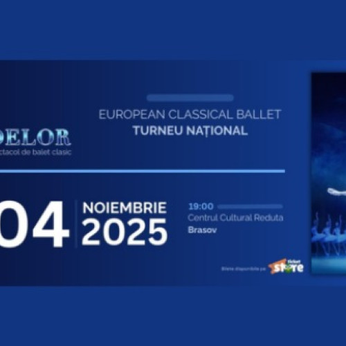 Lacul Lebedelor, spectacol de balet de Ceaikovski, la Brașov pe 4 noiembrie