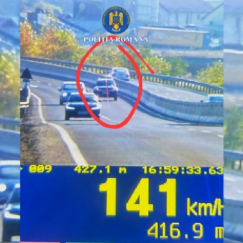 Razie pentru depistarea șoferilor vitezomani pe drumurile din Brașov