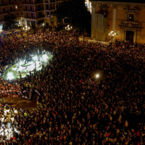 Protest masiv în Valencia la un an de la inundațiile mortale din Spania
