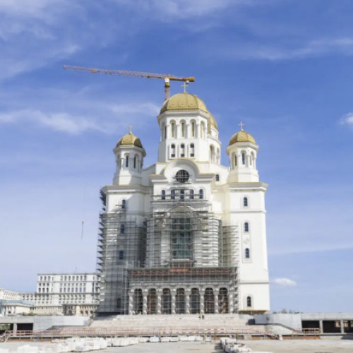 Sfințirea picturii Catedralei Naționale, simbol al unității românești