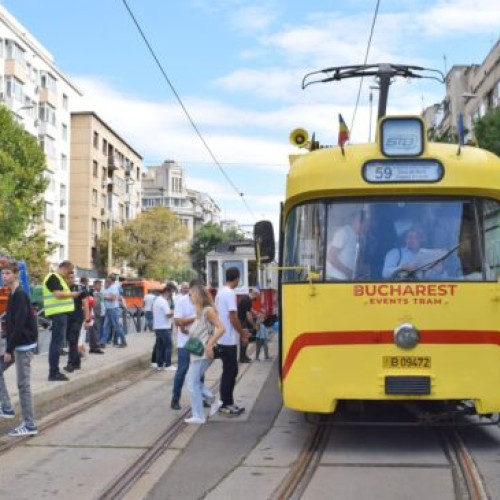 Tramvaiul Cofetărie, atracția copiilor la evenimentele STB din București