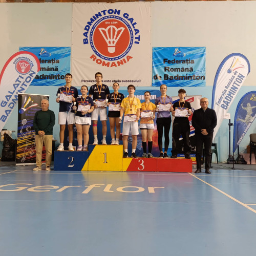 CS Botoșani a cucerit titluri naționale la Campionatul Național de badminton U9 și U17