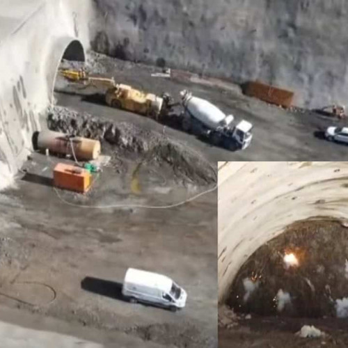 Au început lucrările de dinamitare pentru tunelul Robești pe autostrada Sibiu-Pitești