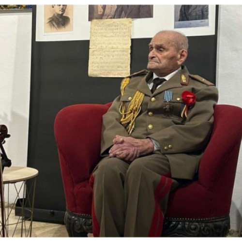 Veteranul Iosif Rus, decorat cu gradul de general la 110 ani