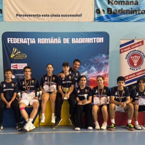 ACS Kids Tâmpa Brașov s-a impus la Campionatul Național de Juniori U17 la badminton