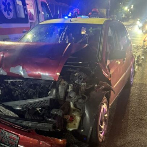 Două persoane rănite după o coliziune în Vlădești, județul Vâlcea