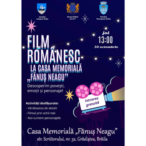 Copiii din Grădiștea participă la film românesc la casa memorială Fănuș Neagu