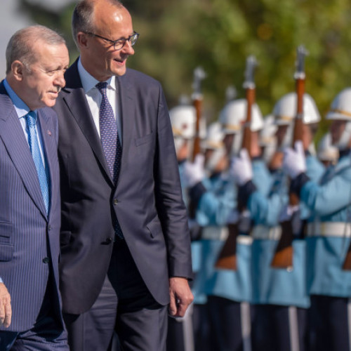 Erdogan critică Germania pentru atitudinea față de conflictul din Gaza într-o conferință comună cu Merz