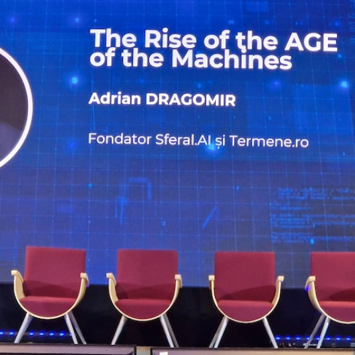 Adrian Dragomir promovează utilizarea Inteligenței Artificiale la conferința din Sibiu