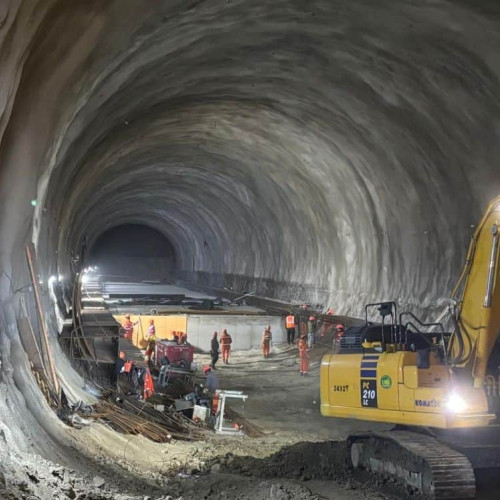 Se intensifică lucrările la tunelurile de pe lotul Margina – Holdea din autostrada A1