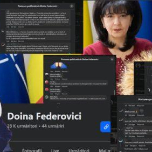 Critici dure pentru senatoarea Doina Federovici pe rețelele de socializare
