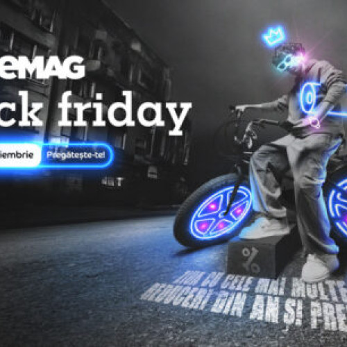 EMAG anunță cea mai mare campanie Black Friday cu peste 2,2 milioane de oferte