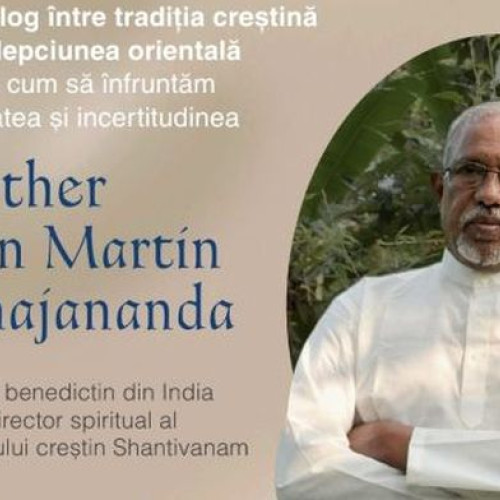 Brother John Martin Sahajananda susține o conferință la Biblioteca Județeană Brașov