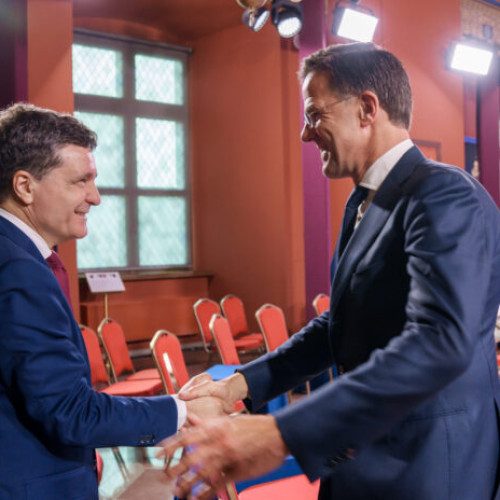 Secretarul general NATO Mark Rutte în vizită oficială la București