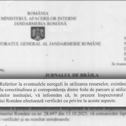 Jandarmeria Română confirmă revenirea colonelului Albăceanu în funcție la Brăila
