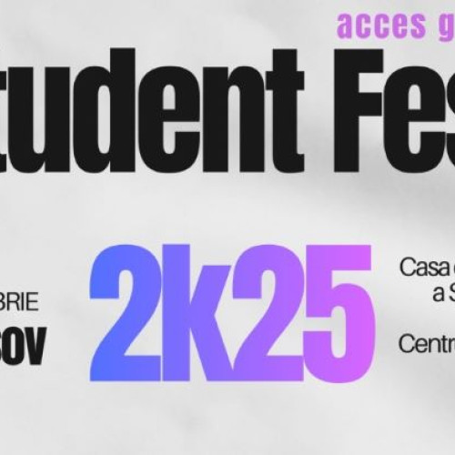 Student Fest 2025 revine la Brașov cu trei zile de evenimente pentru tineri