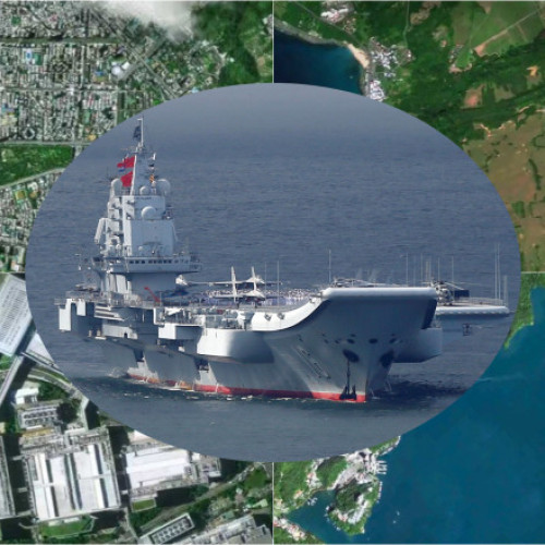 China publică imagini satelitare cu ținte strategice din Taiwan