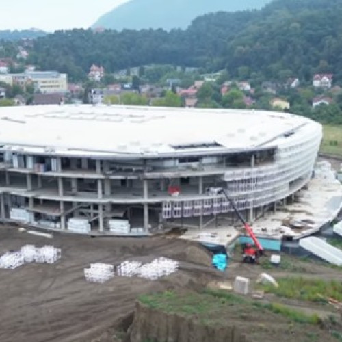 Lucrările la Sala Polivalentă din Brașov sunt aproape de finalizare