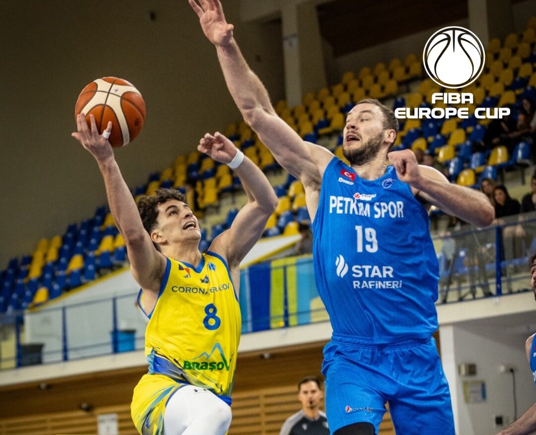CSM Corona Brașov a suferit o înfrângere clară în FIBA Europe Cup