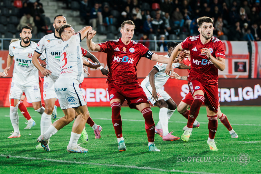 Oțelul Galați vizează calificarea în play-off-ul Superligii după un tur solid
