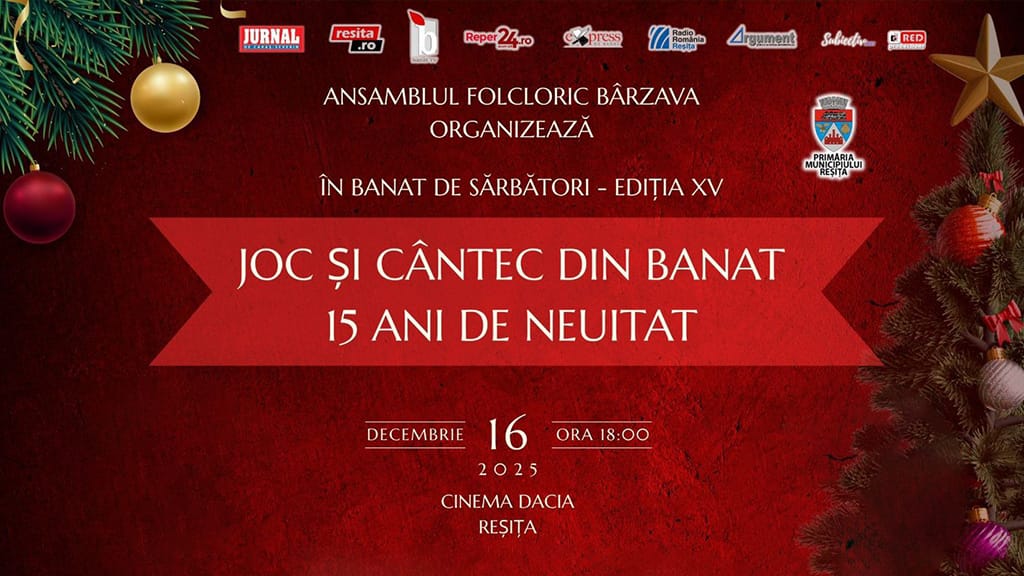 Ansamblul „Bârzava” sărbătorește 15 ani de activitate la Reșița