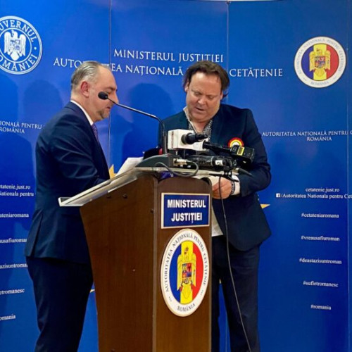 Jurnalistul Charley Ottley a primit cetățenia română pentru promovarea țării