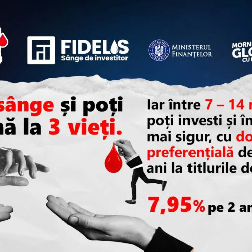 Noua ediție FIDELIS oferă dobânzi atractive și facilități pentru donatorii de sânge