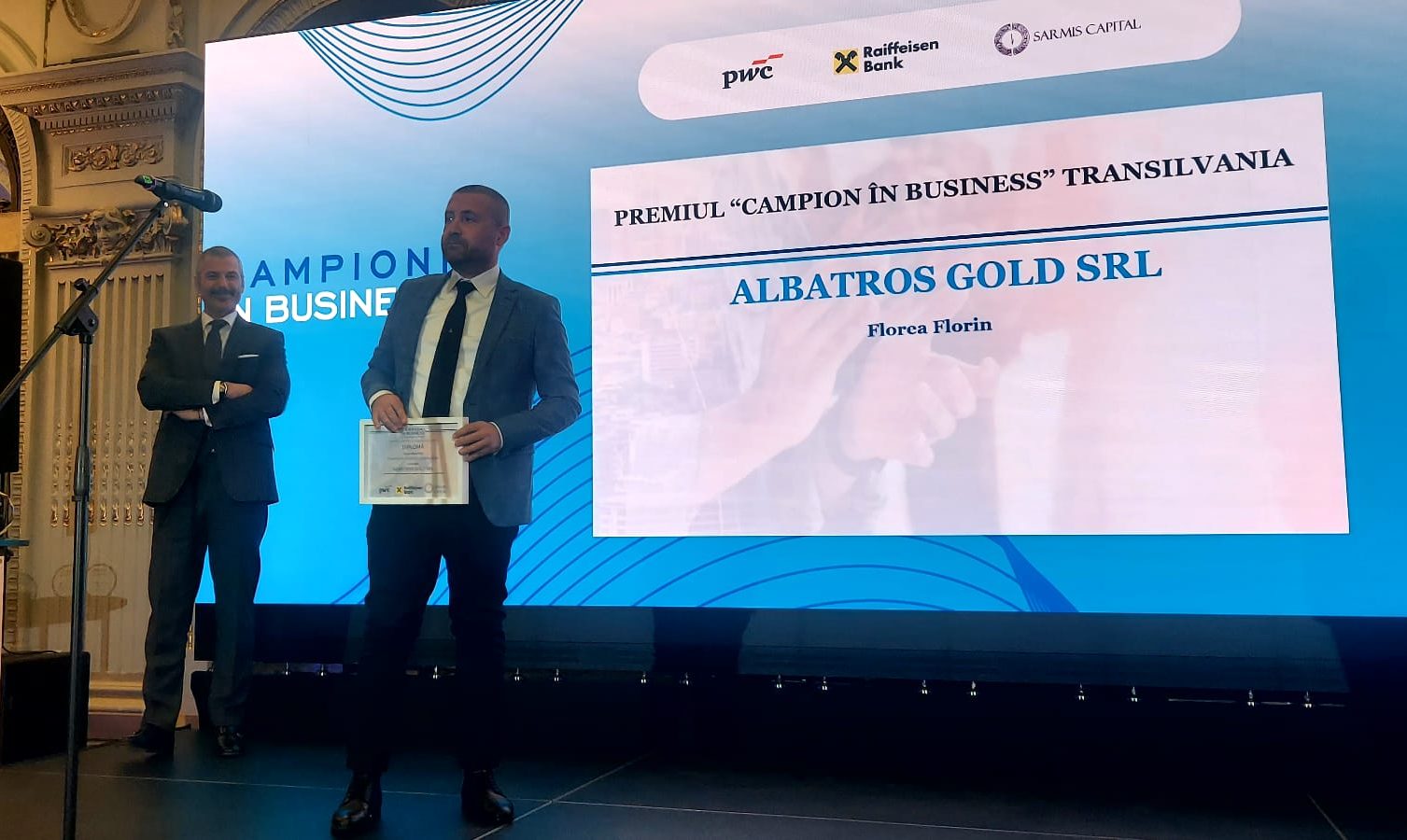 Albatros Gold din Alba Iulia, premiată drept campion în business la nivel național